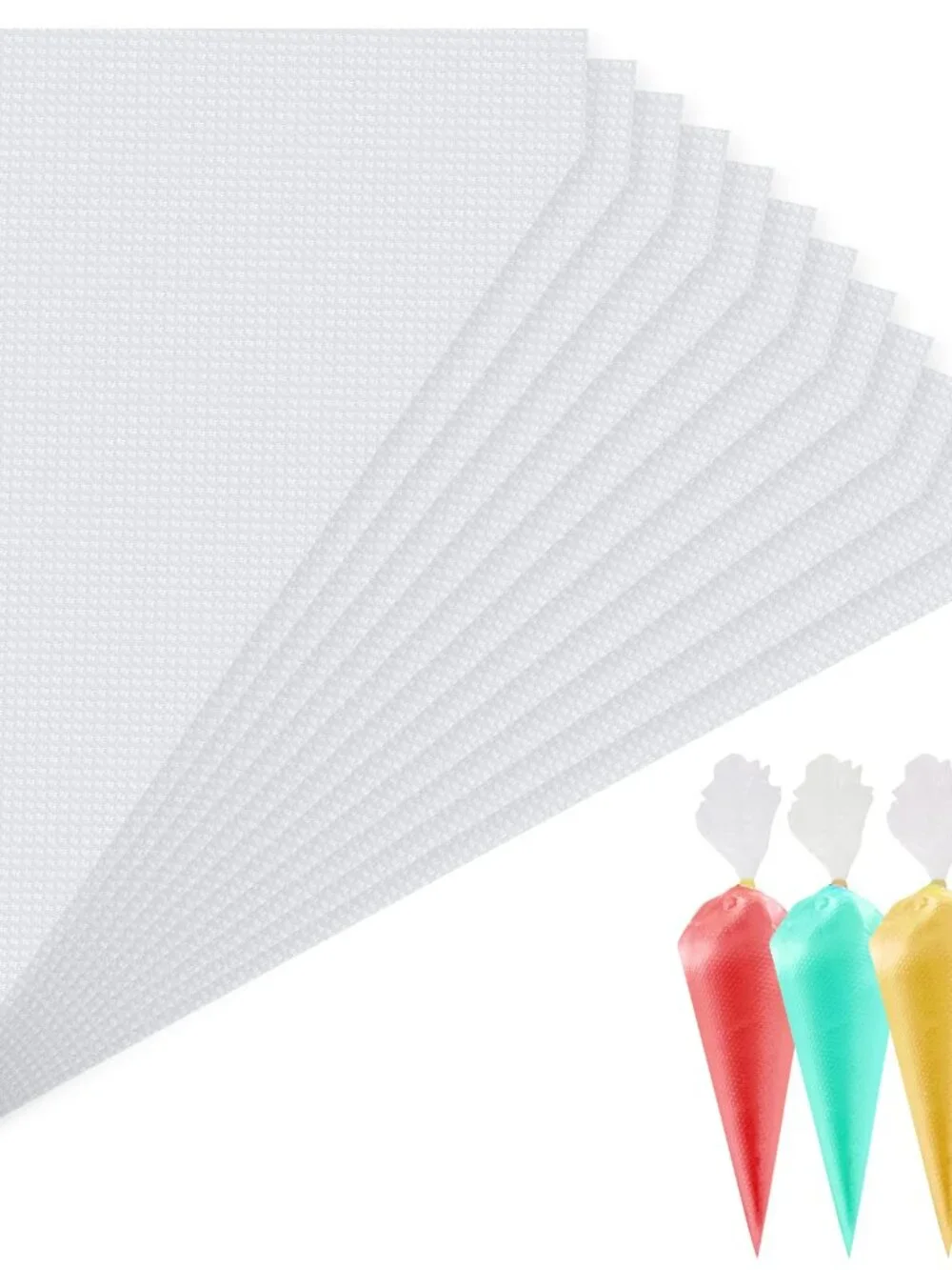 100pcs Disposable Small Piping Bags 8 inch, Mini Piping Bags, Pastry Piping Bags